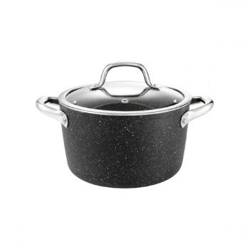 Tescoma Stone fazék fedővel PRESIDENT, 24 cm, 3 l, 3 l