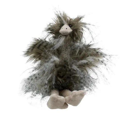 Plyšová hračka malý chlupatý pštrosík S - 11,5*8*24cm Mars & More