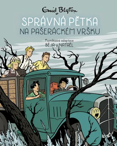 Správná pětka na pašeráckém vršku - komiks - Enid Blyton