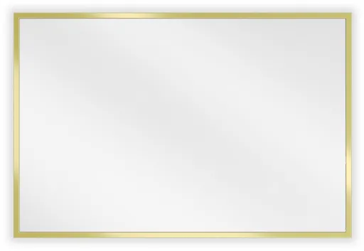 MEXEN Loft zrcadlo 60 x 40, zlatý rám 9852-060-040-000-50
