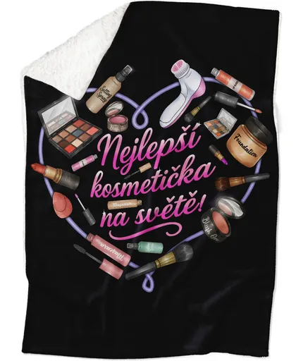 Deka Nejlepší kosmetička (Podšití beránkem: ANO)