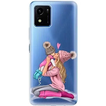 iSaprio Kissing Mom pro Blond and Girl pro Vivo Y01 (kmblogirl-TPU3-VivY01)