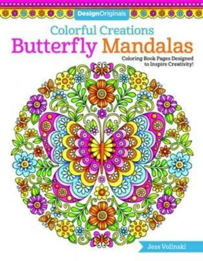 Colorful Creations Butterfly Mandalas - Jess Volinski