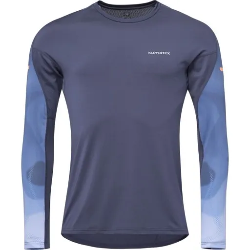 Klimatex BEKELE Pánské performance triko s dlouhým rukávem, tmavě modrá, velikost XXL