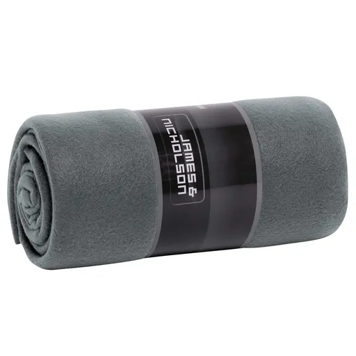 James & Nicholson (Daiber) Fleecová deka JN1901 - Šedá / světle šedá