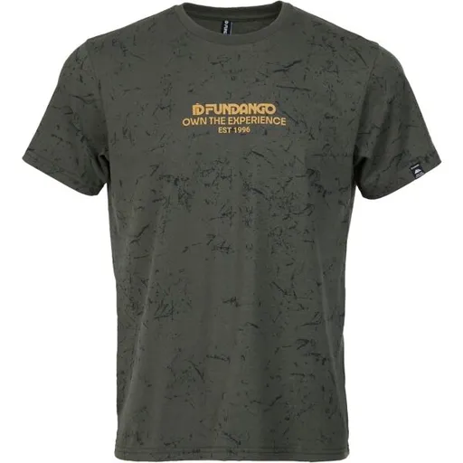 FUNDANGO THEORY Pánské sportovní tričko, khaki, velikost