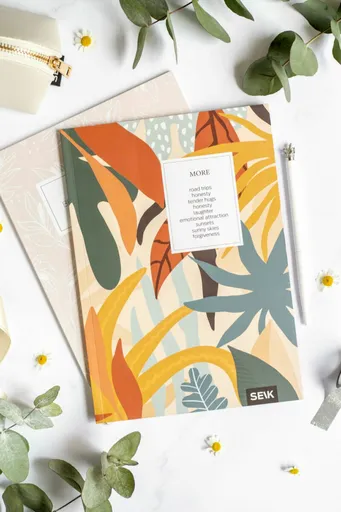 Linkovaný a čtverečkovaný zápisník – More & More (2ks)