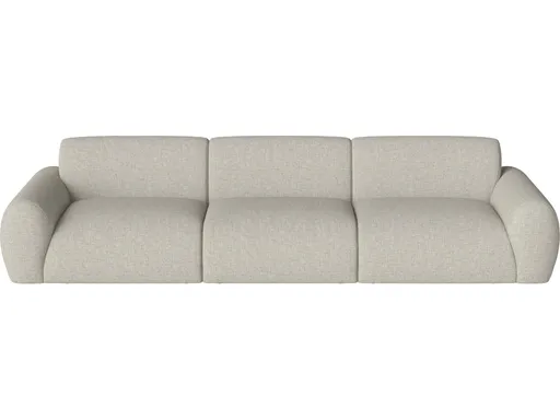 Pohovka Núvol 3 moduly se 2 nízkými bočnicemi, více variant - Bolia Varianta: Nantes - Smooth weave, Sand