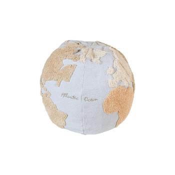 Kék-bézs gyerek puff World Map – Lorena Canals