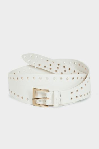 OPASEK GANT PERFORATED WAIST BELT EGGSHELL