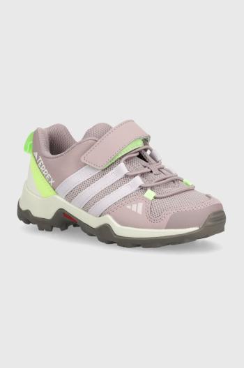 Dětské boty adidas TERREX TERREX AX2R CF K fialová barva