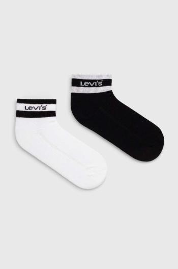 Ponožky Levi's 2-pack bílá barva