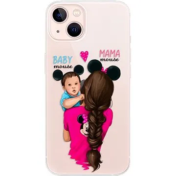 iSaprio Mama Mouse Brunette and Boy pro iPhone 13 (mmbruboy-TPU3-i13)