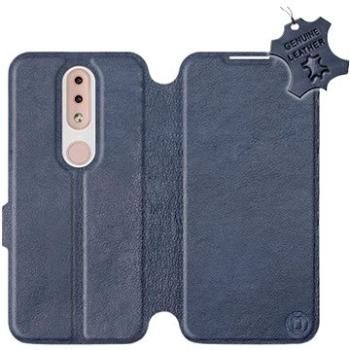 Flip pouzdro na mobil Nokia 4.2 - Modré - kožené -   Blue Leather (5903226892716)