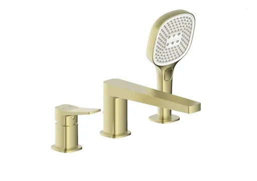 KFA Baterie Malaga, vanová, 3-dílná stojící, PVD broušené zlato 4525-210-31