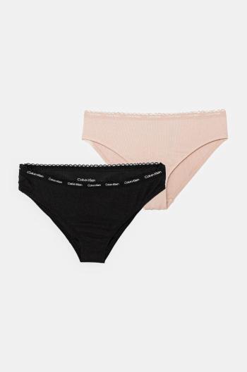 Dětské kalhotky Calvin Klein Underwear 5-pack růžová barva, G80G800712