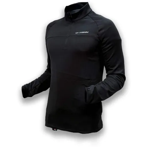 TRIMM CUBE Pánská sportovní mikina, černá, velikost