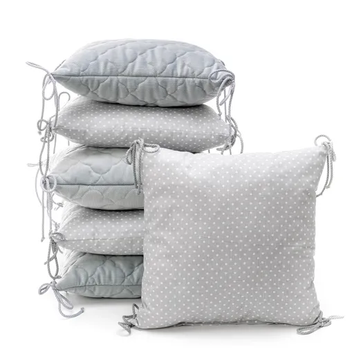T-tomi Polštářkový mantinel Grey little dots