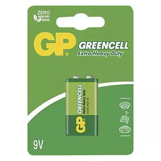 GP Jednorázová zinkochloridová baterie 9V, 1-pack
