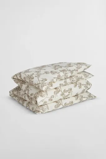 LOŽNÍ POVLEČENÍ GANT TREE PRINT SINGLE DUVET 140x200 TAUPE BEIGE