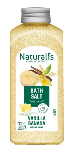 Naturalis Sůl do koupele Vanilla&Banana 1000 g