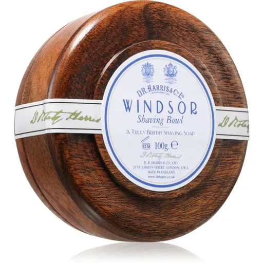 D.R. Harris Shawing Bowl Mahogany wood mýdlo na holení Windsor 100 g