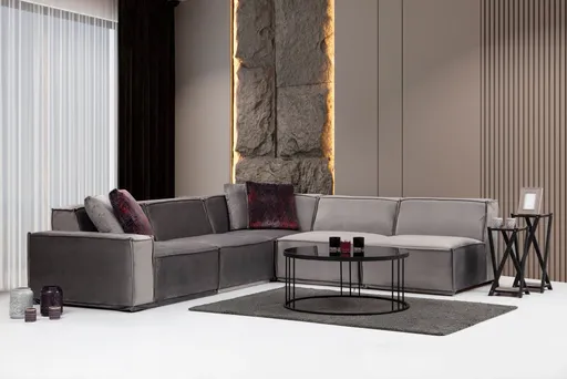 Rohová sedací souprava Lego Corner 4 (L1-O1-C-O1-O1)