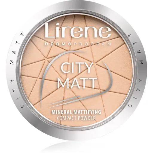 Lirene City Matt matující pudr odstín 02 Natural 9 g