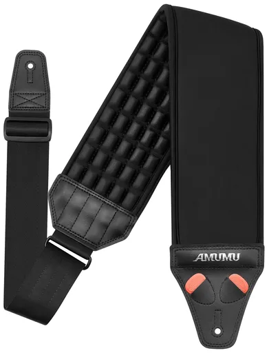 Amumu AirCell Bass Strap Black Standard Spandex Top