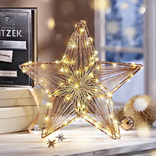 LED kovová hvězda Alruba