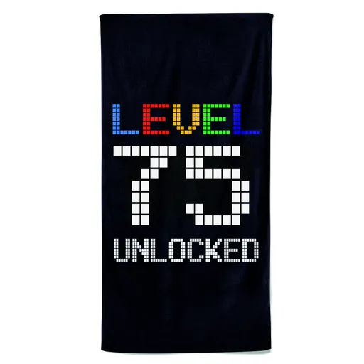 Osuška Level Unlocked (věk: 75, Velikost osušky: 70x140cm)