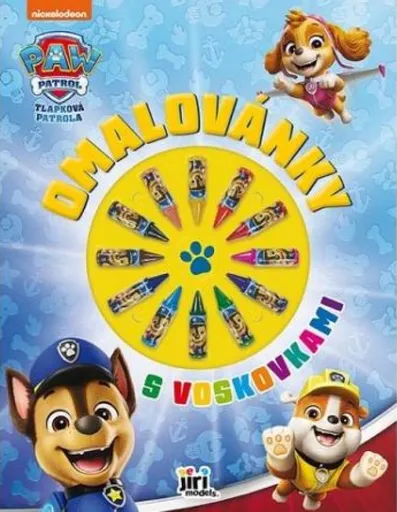 Omalovánky s voskovkami Tlapková patrola