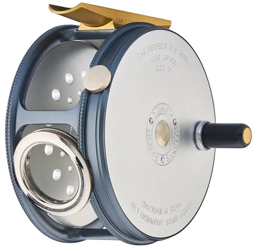 Hardy naviják 1921 wide spool perfect fly reel levoruký 3 1/2