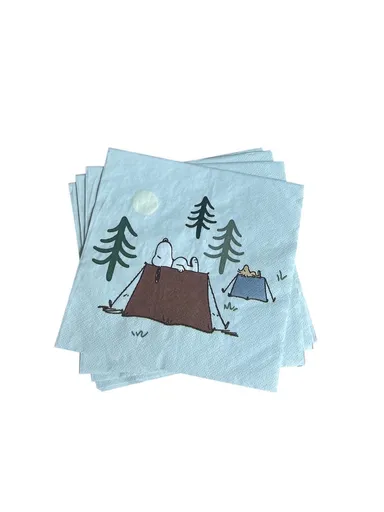 PEANUTS Papírové ubrousky stan