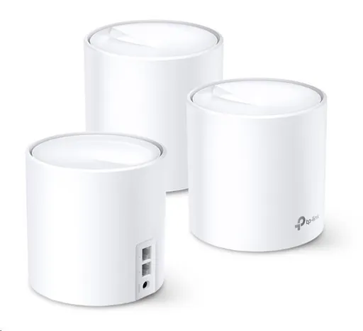 TP-Link Deco X60(3-pack) WiFi6 Mesh (AX5400, 2, 4GHz/5GHz, 2xGbELAN/WAN)
