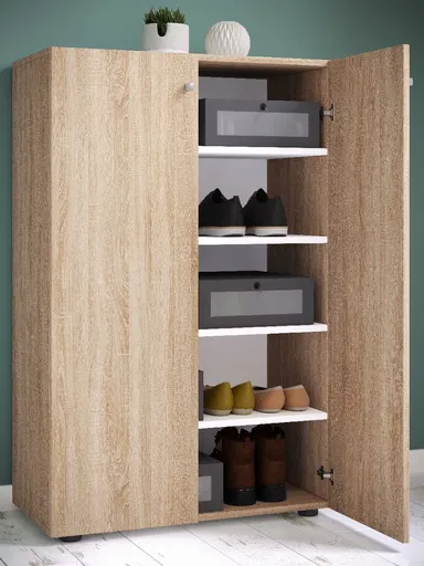 VCM Botník „Lona XL“ 5dílný, dub sonoma