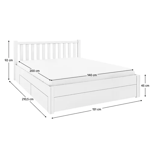 Postel s úložným prostorem LUSY Tempo Kondela