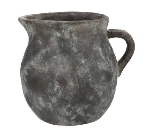 Šedý rustikální džbán Gamla - 27*23*24 cm daan kromhout