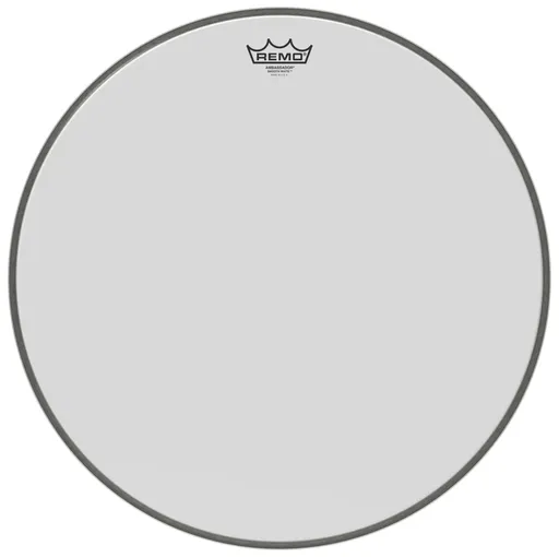 Remo 20" Ambassador Smooth White
