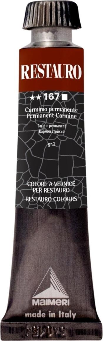 Maimeri Varnish Restauro Restaurační barva Permanent Carmine 167 20 ml 1 ks