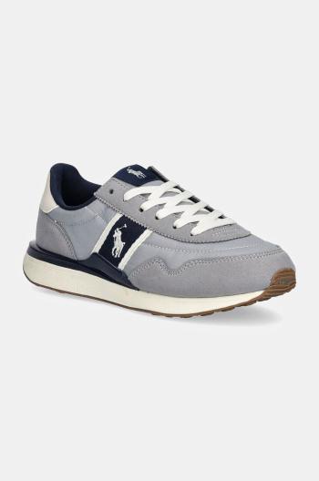 Dětské sneakers boty Polo Ralph Lauren TRAIN 89 SPORT šedá barva, RL01213030