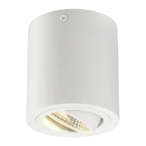 SLV BIG WHITE TRILEDO ROUND CL, stropní svítidlo, LED, 3000K, kulaté, bílé, 38°, 8,2 W, vč. ovladače 113931