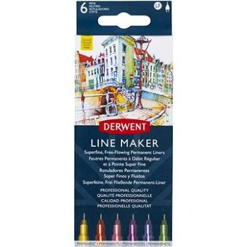 DERWENT Line Maker Colour 0.3 mm, 6 barev (2305576)