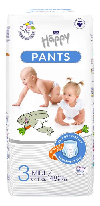 Bella Happy Pants Bugyipelenka 6-11kg Midi 3 (48db)