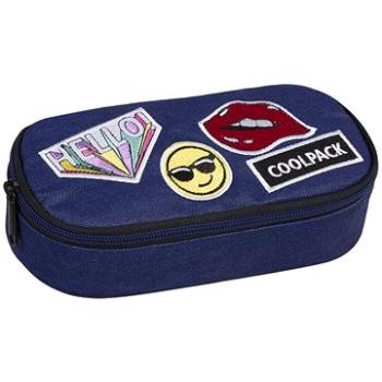 COOLPACK Modrý Clever Badges girls denim (5907690893767)