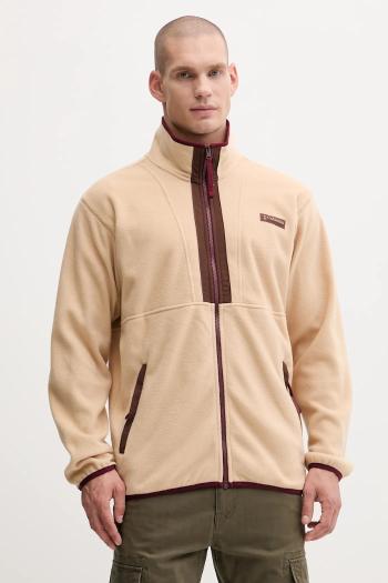 Fleecová mikina Columbia Backbowl II Full Zip Fleece šedá farba, jednofarebná, 2090851