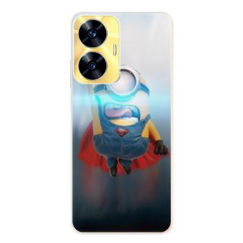 Odolné silikonové pouzdro iSaprio - Mimons Superman 02 - Realme C55