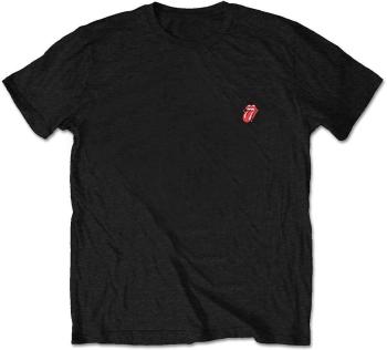 The Rolling Stones Tričko Classic Tongue (Back Print) Unisex Black S