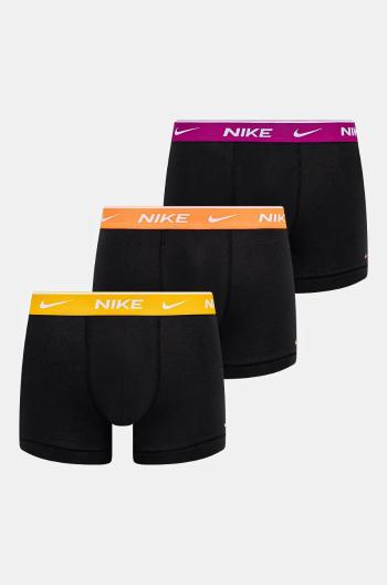 Boxerky Nike 3-pack pánské, černá barva, 0000KE1008