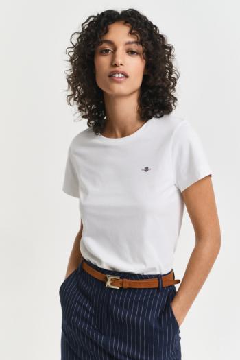 TRIČKO GANT REG SHIELD SS T-SHIRT WHITE
